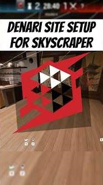 Best Denari setup for Office & Museum on Skyscraper. #RainbowSixSiege #R6Siege #SiegeStrats