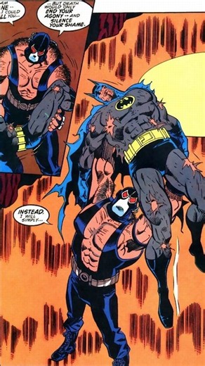 Bane Destroyed Batman's back and broke him. #dccomics #batman #bane