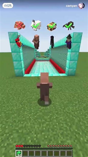 Ultimate Mob Survival Challenge #minecraft #gaming #funny #shirts #shorts