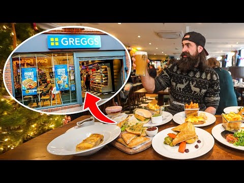 I ATE ALMOST THE FULL MENU AT THE GREGGS GOURMET PUB