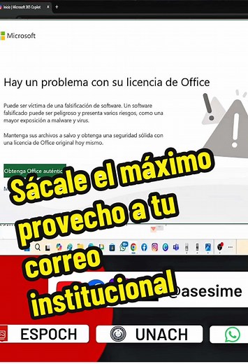 Aprovecha tu correo institucional con Office 365
