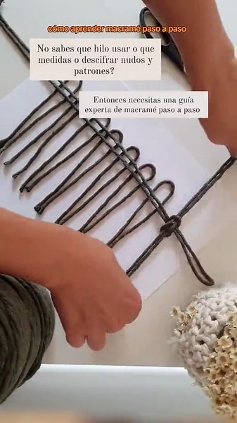 Aprende macramé con tutoriales paso a paso