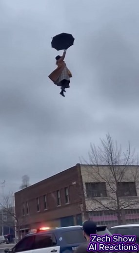 woman takes Mary Poppins costume too far #AI | Zech Show