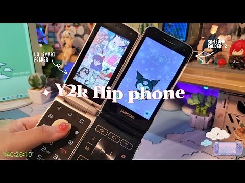 ☎️Y2k flip phones | Samsung folder 2 vs LG smart folder comparison review