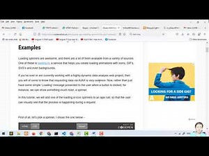 Sử dụng jQuery gọi API với biểu tượng loading - jQuery AJAX call API with loading indicator