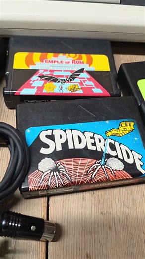 Radio Shack TRS-80 Color Computer 2 — 80s gaming at its best! 💾🕹️ #RetroGaming #VintageTech #shorts