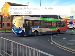 Stagecoach Portsmouth Route Changes - 2025