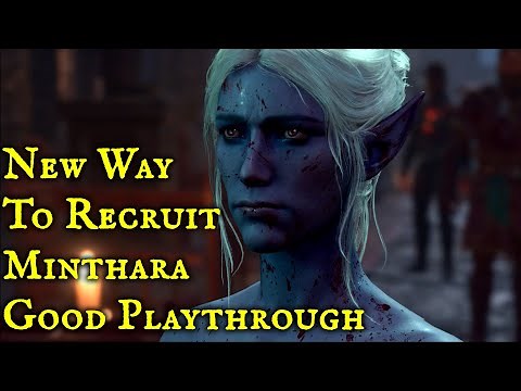 Baldurs Gate 3 | How to Recruit Minthara on a Good Playthrough - Without Attacking Emerald Grove