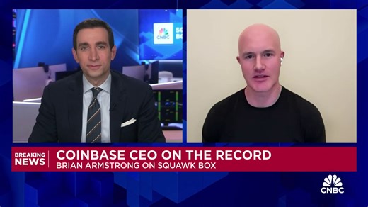 Watch CNBC's full interview with Coinbase CEO Brian Armstrong