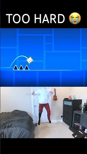 Geometry Dash in REAL LIFE Challenge!