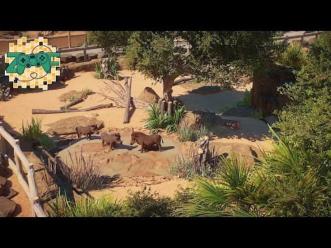Warthog indoor & Outdoor Habitat | Planet Zoo Speed Build | Limpopo EP11