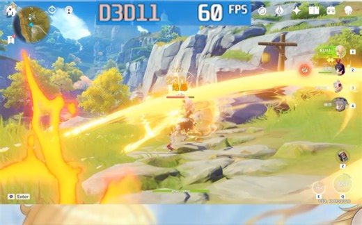 这期测试t600畅玩原神，代替1050ti了