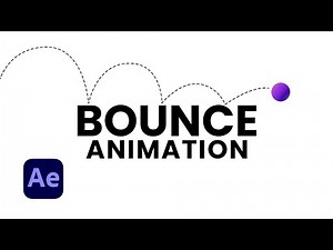 How to make a bounce animation - After Effects Minuitetorial