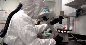 Inside a high-security lab that is testing products against COVID-19