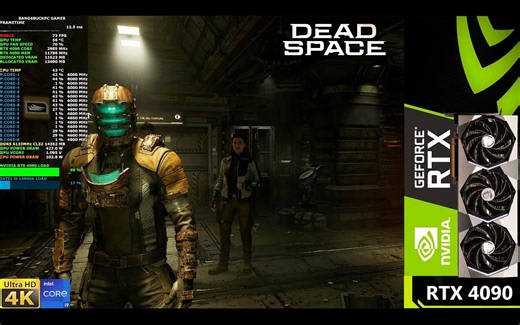 【4K60帧】RTX 4090 + i9-13900K 6GHz《死亡空间 重制版》4K最高画质游戏测试 | 作者：Bang4BuckPC Gamer