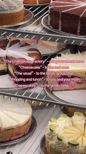 What's your nickname for us? ❤️ | The Cheesecake Factory
