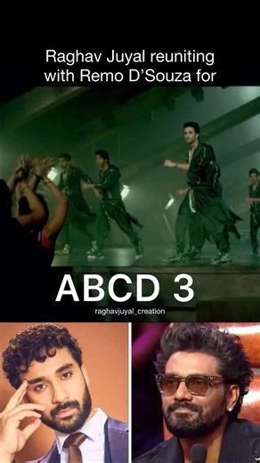 @raghavjuyal_creation on Instagram: "Speculation is growing about a possible reunion between Raghav Juyal and filmmaker Remo D’Souza, with industry chatter suggesting that ABCD 3 could be in the works. While there has been no official confirmation yet, the buzz has gained momentum due to recent developments around both artists and their long-standing creative association. @raghavjuyal @remodsouza"