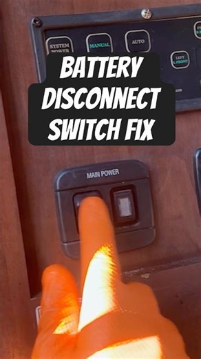 Battery Disconnect Switch Replacement #rvmaintenance #rvbattery #rvrepair #rv