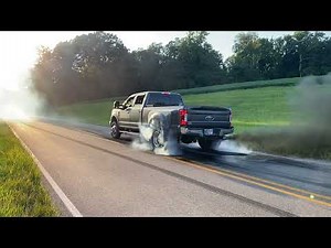 F350 Dually Burnout
