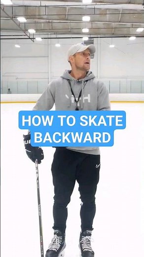 HOW TO SKATE BACKWARD #icehockey