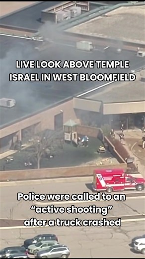 Live look above Temple Israel in West Bloomfield, MI. Stay with Local 4 News and ClickOnDetroit.com for more information.