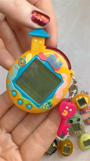 Did you ever have one of these? #tamagotchi #toyreviews #toys #vpet #kawaii #nostalgia #collection