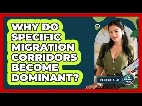 Why Do Specific Migration Corridors Become Dominant?