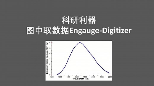 科研利器-图中取数据Engauge-Digitizer-使用教学-提取两条曲线