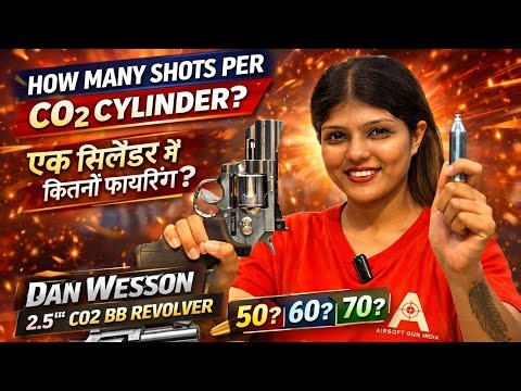 How Many Shots Per CO2 Cylinder? | Dan Wesson 2.5 Inch CO2 BB Revolver Shot Count Test 🔫💨