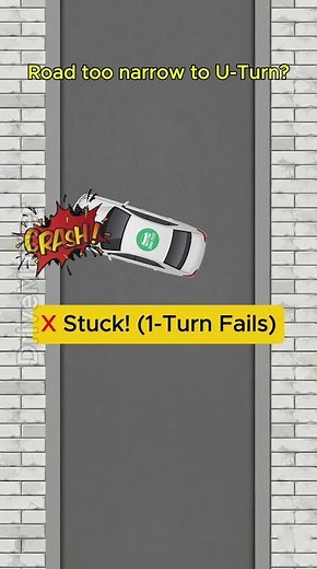 📐 The Perfect 3-Point Turn 🚗 Turn Around Smoothly with Full Control | DriveMaster
