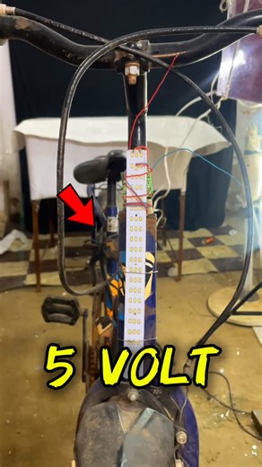 @suraj_patelyt | Cycle modify in light cycle mein Lagaya lighting #cycle #electrical | Instagram