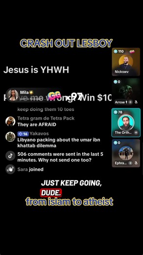Godlogic is living RENT FREE in this dude head. this Lesboy crying bout Logic is running from him but yet he got exposed when he said Jesus is the Most High God in a sense #fyp #foryou #Jesus #foryoupage #Christians