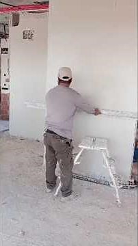Revistiendo de Yeso una Pared Interior 🏡 | Acabado Perfecto Paso a Paso 🎨✨