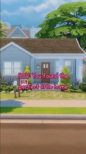 Perfect home in the perfect neighborhood ✨check out the build tutorial on my channel! #thesims4