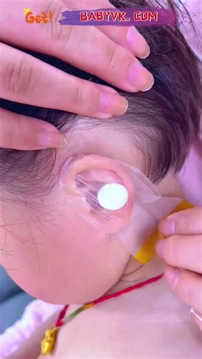 Baby Waterproof Ear Stickers – Keep Water Out During Baby Bath Time #babybath