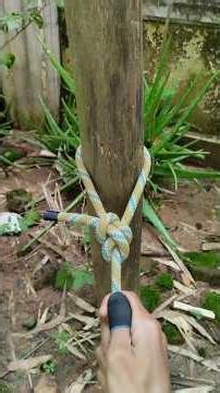 Easy Wrap Knot for Solid Hold