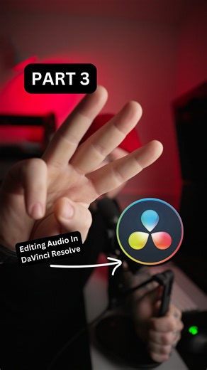 Cory Mayo on Instagram: "Part 3 - Editing Audio inside DaVinci Resolve #filmmaker #cinematographer #editor . Part three, editing audio inside DaVinci Resolve. Let’s recap a little bit. In part one, I showed you the audio assistant tab. In part two, I showed you how to edit the Shure SM7B inside the Fairlight tab and some of the basics of editing audio inside DaVinci Resolve, but this is part three, so let’s turn it up a little bit. Here we have three shotgun microphones. Microphone one is the Se