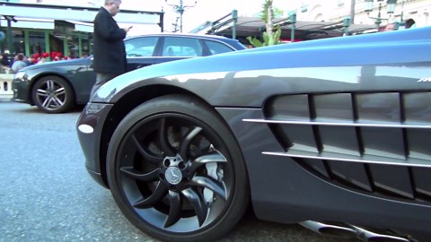 Supercars in Monaco 2013 - Mercedes SLR McLaren AMG Roadster & More
