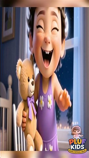 🤣🌙 Mais Caretas da Lua Subiu com Neném Fofa | Shorts Infantil Encantador