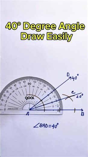 40° Degree Angle Draw