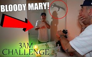 【3AM CHALLENGE!】凌晨3点在闹鬼的房子里玩血腥玛丽！全程绝对高能！！！慎入！