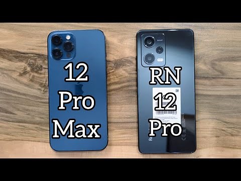 iPhone 12 Pro Max vs Xiaomi Redmi Note 12 Pro