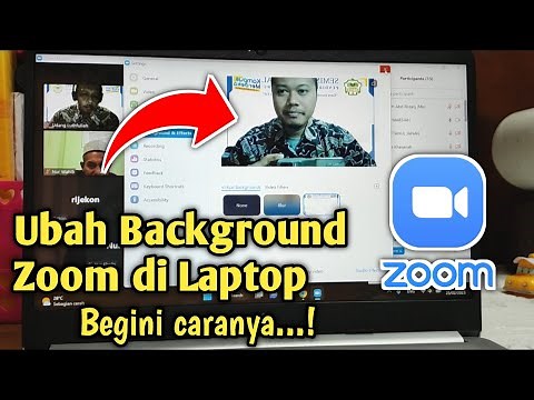 Cara Ganti Background Zoom Meeting di Laptop