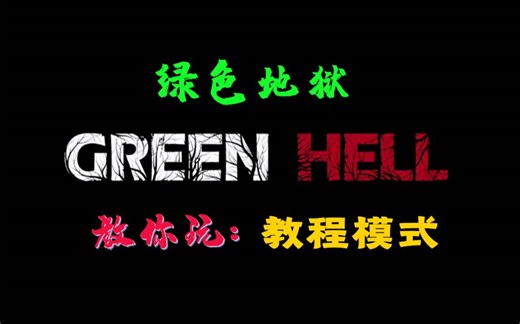 飞笺【绿色地狱】教你玩教程，不是我说：教程都玩不懂（Green Hell）