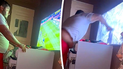 Fan meltdown turns living room into chaos