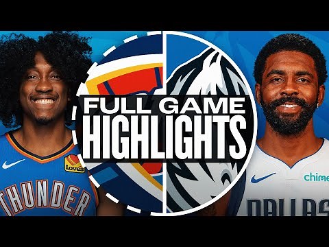 THUNDER at MAVERICKS | FULL GAME HIGHLIGHTS | January 17, 2025