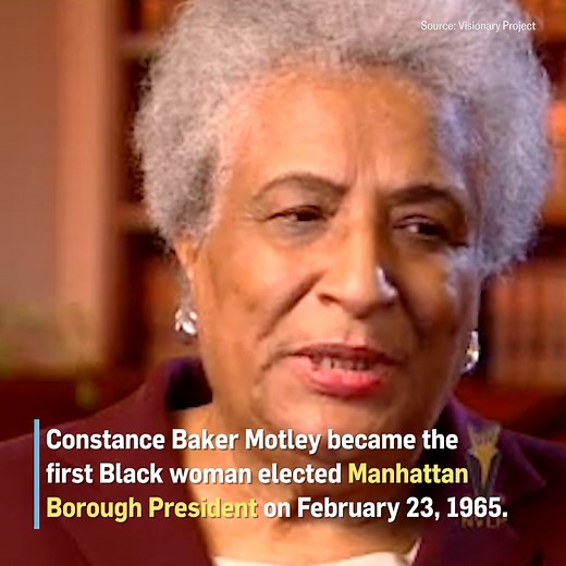 LDF alum Constance Baker Motley was elected Manhattan Borough President on this day in 1965, becoming the first Black woman and person in the role. In celebrating and reflecting on her life, it is clear how powerfully Motley and her boundary-breaking work live on. | The Legal Defense Fund