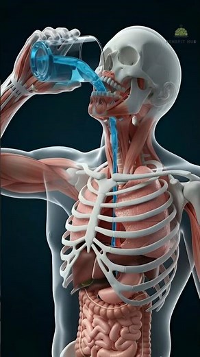 Drinking 8 Glasses of Water: How Your Body Responds 💧 #hydration #healthfacts #learnonyt