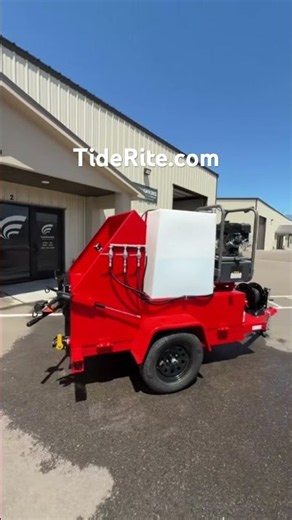 Introducing the TideRite Compact trash bin cleaning trailer! #trashbincleaning #garbagecancleaning