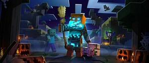 Minecraft Dungeons najechany przez Spookier Fall
